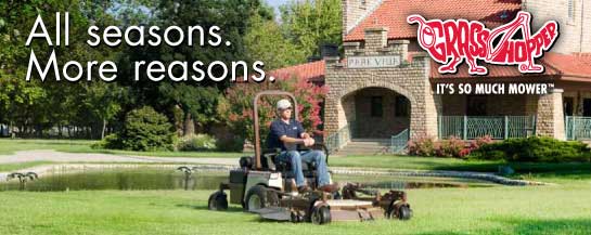 Grasshopper Mower. All Seasons. More Reasons.