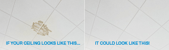If your ceiling looks like this...it could look like this!