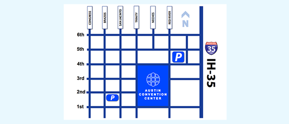 Austin Convention Center Parking Map