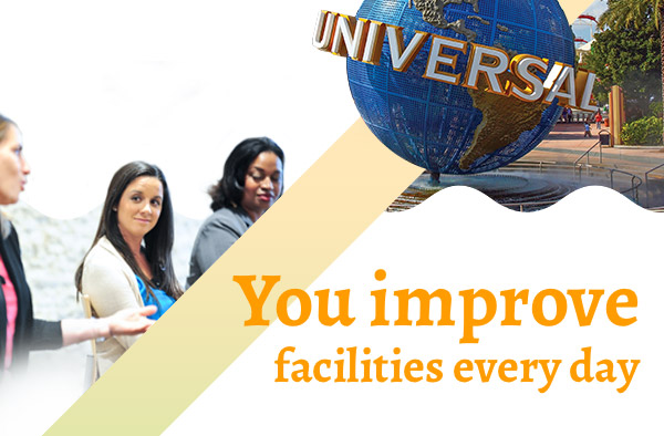 You improve facilities every day