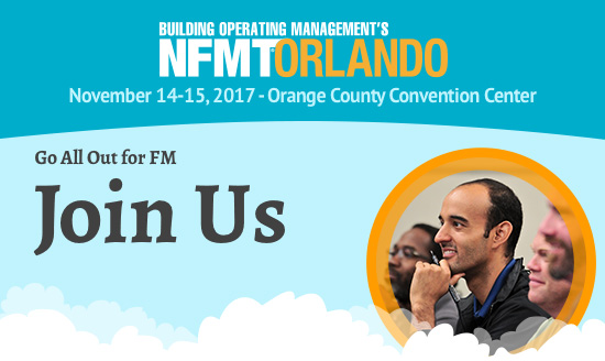 NFMT Orlando
November 14-15, 2017 - Orange County Convention Center
Join Us