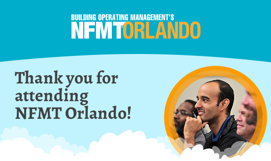 NFMT Orlando
November 14-15, 2017 - Orange County Convention Center
Career-building learning and fun are waiting for you!