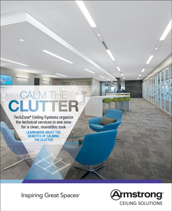 Calm the Clutter - Armstrong Commercial Ceilings - Learn More