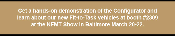 Get a hands-on demo - NFMT Booth #2309.