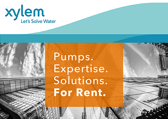 Xylem - Pumps. Expertise. Solutions. For Rent.