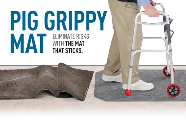 Grippy Mat in use